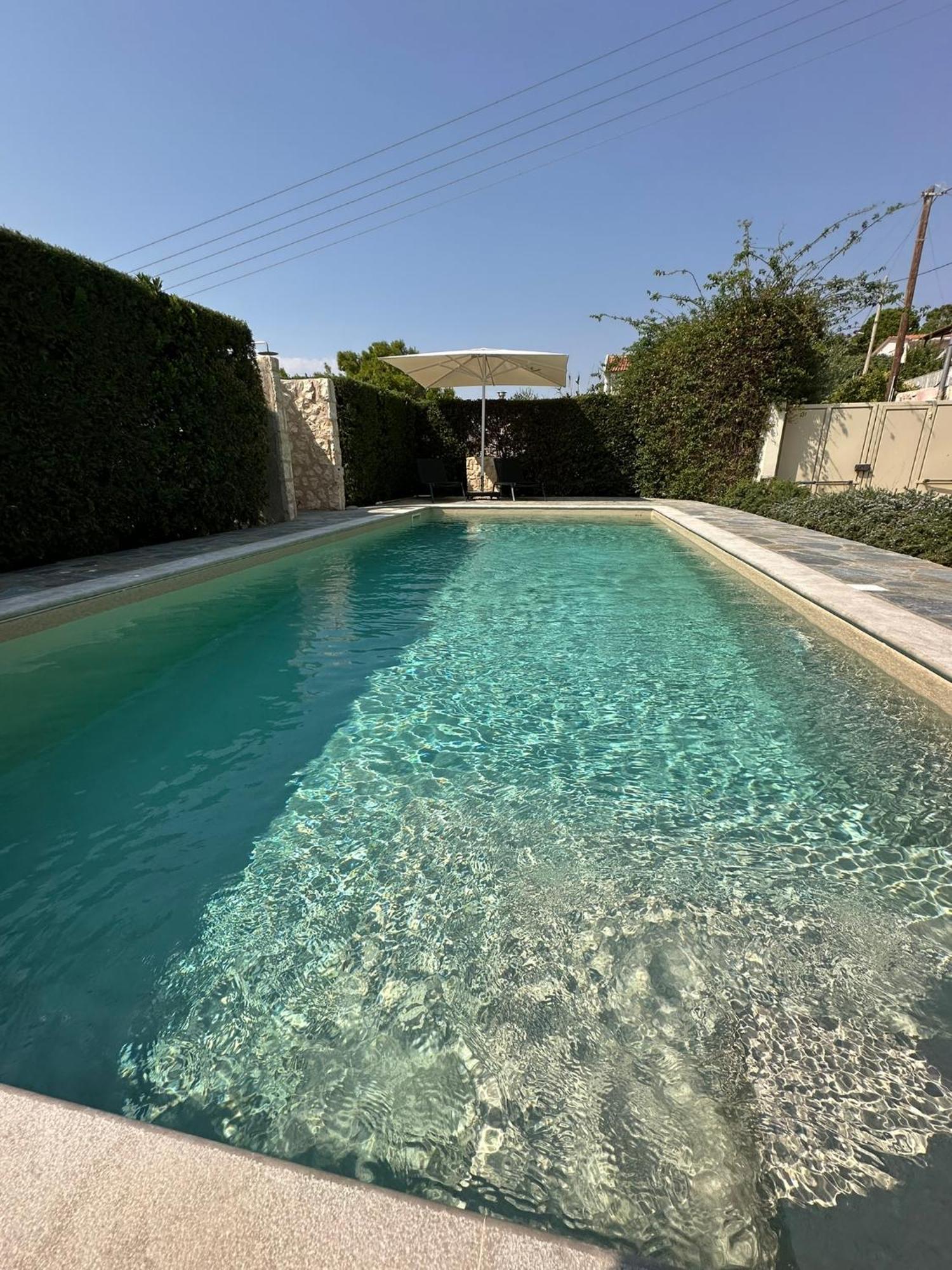 Villa Agia Marina 5M Walk To The Beach With Private Pool Zewnętrze zdjęcie