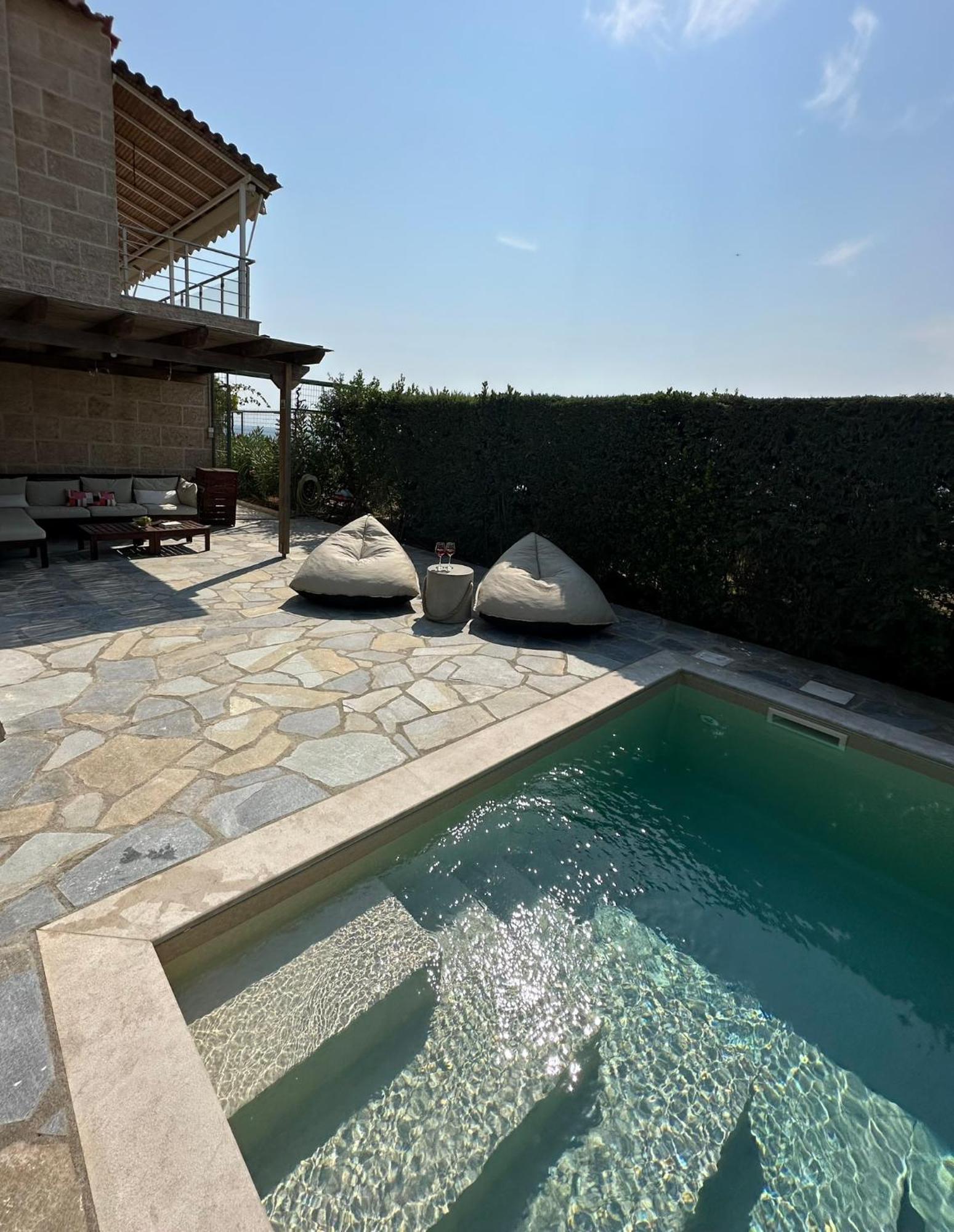 Villa Agia Marina 5M Walk To The Beach With Private Pool Zewnętrze zdjęcie