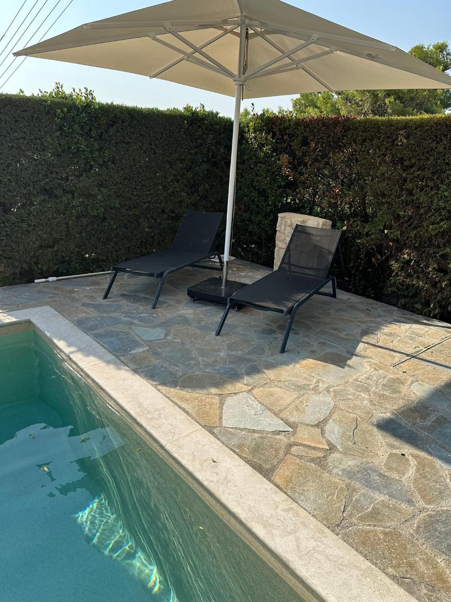 Villa Agia Marina 5M Walk To The Beach With Private Pool Zewnętrze zdjęcie